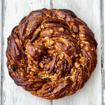 Babka pâte à tartiner noisette maison