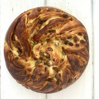 Babka comme un pain au raisin