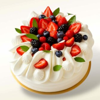 Pavlova fruits rouges