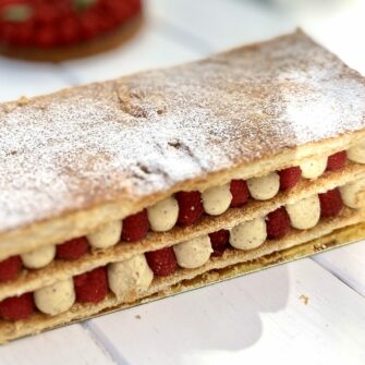 Millefeuille framboise